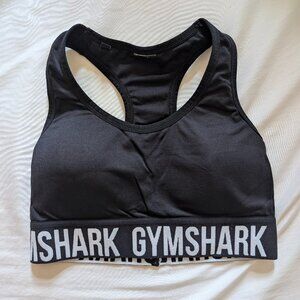 Black Gymshark Sports Bra (S)